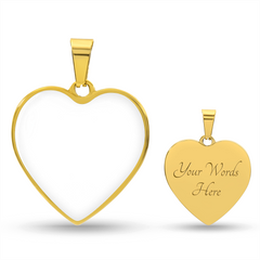 Grandma Loves You - Heart Necklace
