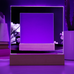 Personalized LED Acrylic Plaque – A Modern, Heartfelt Gift That Lights Up Every Special Moment ✨